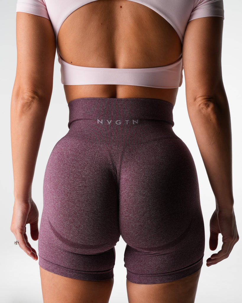 Shorts "Merlot" Viral Contour Seamless