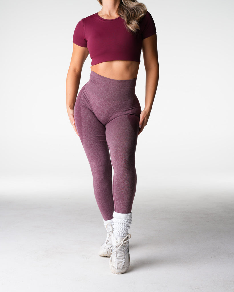 Leggings "Merlot" Viral Contour Seamless